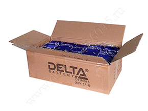 Упаковка аккумулятора Delta DTM 6045. Фото №2